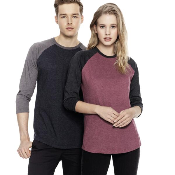 Men's / Unisex Recycled Baseball T-Shirt Thumbnail