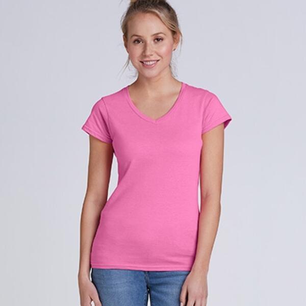 Softstyle Ladies' V-Neck T-Shirt Thumbnail